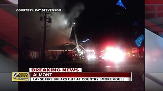 Large fire breaks out at Country Smoke House
