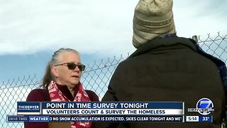Tonight is the annual Point in Time survey to count the homeless