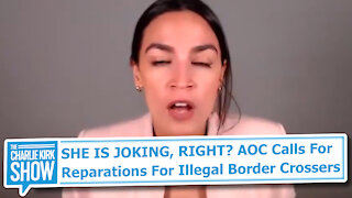 SHE IS JOKING, RIGHT? AOC Calls For Reparations For Illegal Border Crossers
