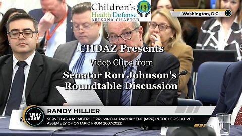Randy Hillier’s Statements at Senator Ron Johnson's Round Table Discussion