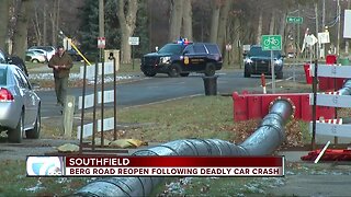 Road back open after 73-year-old man struck, killed in Southfield