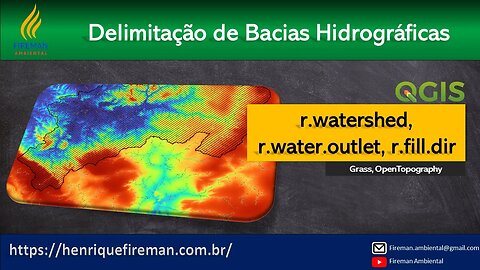 Delimitação de Bacias Hidrográficas