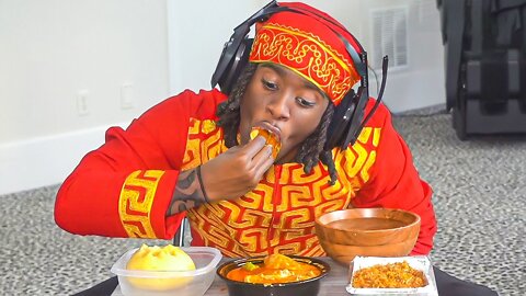 Kai Cenat's First Time Eating African Fufu..😂