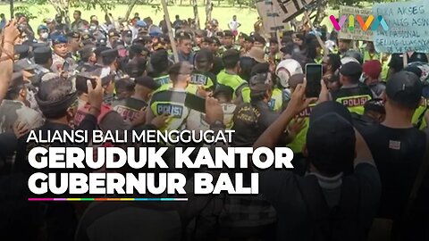 Aliansi Bali Menggugat Geruduk Kantor Gubernur, Suarakan Problema Ini