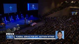 MPD Chief Morales delivers emotional remarks at fallen officer's funeral