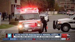 Active shooter investigation at Memorial Hospital