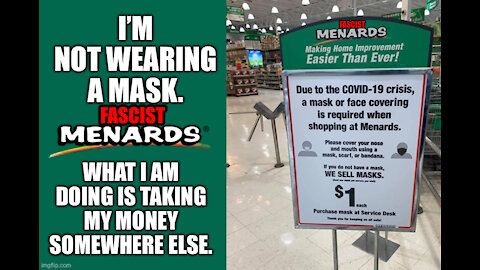 Unmasking Menards LIVE: The People Protesting The Fascist Mask Nazis (VIDEO)