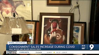 Consignment sales go up during the pandemic