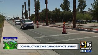 Construction zone damage: Who's liable?
