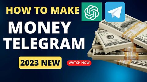 How to make money on telegram using chat GPT | Earn With Penny