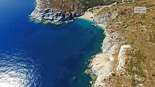 Remote Greek village captured by drone