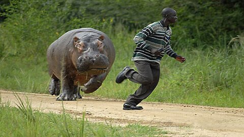 Funny Different Animals Chasing and Scaring People 2024