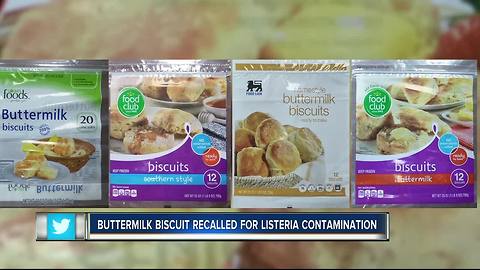 Frozen biscuits recalled due to possible Listeria contamination
