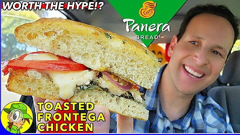 Panera Bread® 👨‍🍳 TOASTED FRONTEGA CHICKEN SANDWICH Review 🐔🥪 Worth The Hype? 🤔 Peep THIS Out! 🕵️‍♂️