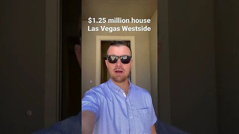 $1.25 million house on the west edge of Las Vegas NV