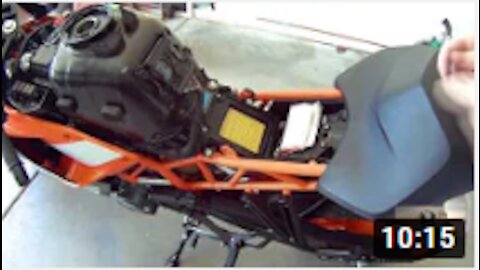 KTM RC390 Tutorial: How To Open Your Stock Airbox For Free!