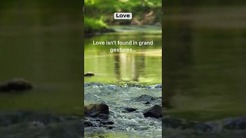 Love isn't found in grand gestures #shorts #facts #love #love