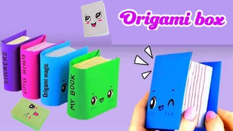 DIY Origami Paper Box / Paper Craft Ideas / How to make Paper Desk Organzer For Home
