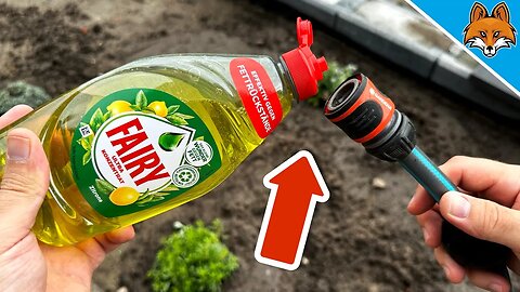 Dump Dish Soap into the Garden Hose and WATCH WHAT HAPPENS💥(Genius Trick)🤯