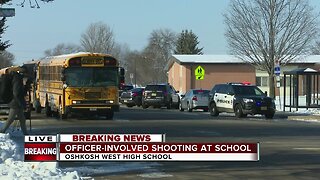 Officer-involved shooting at Oshkosh West High School