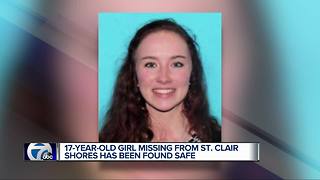 Police locate missing 17-year-old girl who could be in danger
