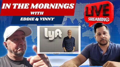 In The Mornings with Eddie and Vinny | Uber Driver Lyft Driver