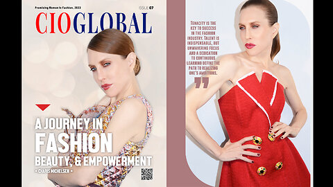 CIO GLOBAL MAGAZINE NAMED CHARIS MICHELSEN A PROMISING WOMAN IN FASHION