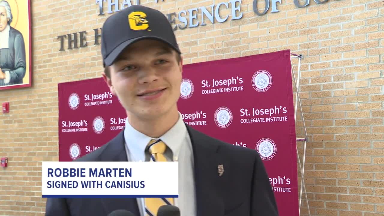 Robbie Marten discusses signing a LOI to play with Canisius lacrosse