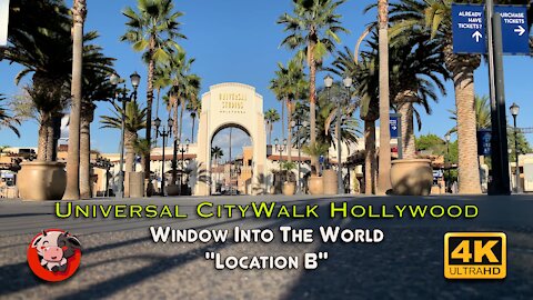 Window Into The World Location B - Universal Studios Hollywood Front Gate Universal Arch 4K UHD
