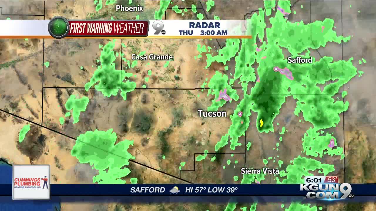 LIVE UPDATES: Rain pounds Tucson, heavy snow in mountains
