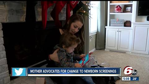 Westfield mother advocates for change in newborn screenings