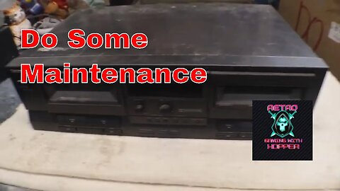 Technics RS-TR210 Dual Cassette Deck / A Look At & Cleaning