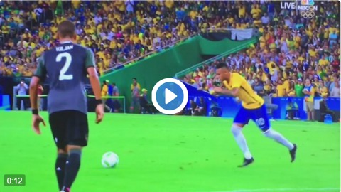 Neymar unbelievable free-kick goal vs Germany