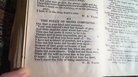 The Folly Of Being Comforted - W. B. Yeats