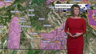 Midday rain gives way to blustery winds across all of southern Idaho Friday