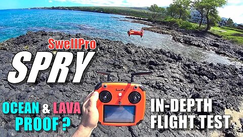 SwellPro Waterproof SPRY Drone IN-DEPTH Flight Test Review - OCEAN PROOF?