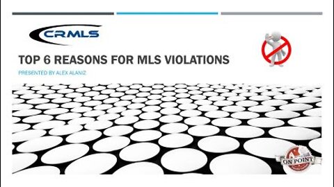 29 The top 6 MLS Violations