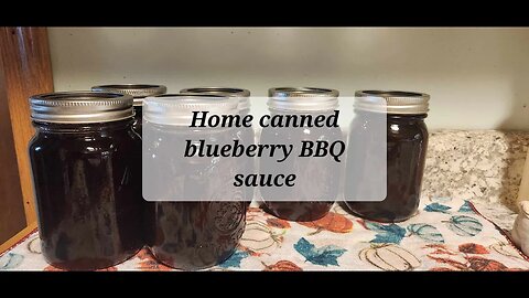 Home canned blueberry BBQ sauce thanks @WhippoorwillHoller #crocktober