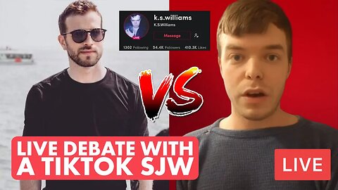 TikTok SJW Gets Owned In Debate (Extra Cringe 🤦‍♂️ )