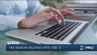 Tax season delayed