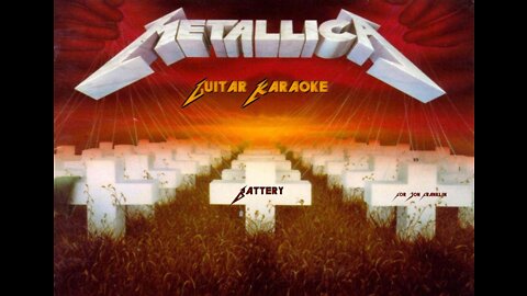 Metallica - Battery (Guitar Cover/Karaoke)