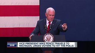 Mike Pence rallies for Republican candidates