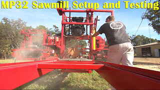 Cooks MP32 Portable Sawmill Setup and Testing