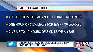 Bill Would Require Businesses to Pay Employees Sick Leave