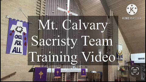 MCLC Sacristy Training