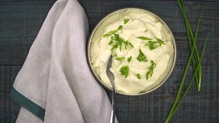 Cauliflower Sour Cream Mash