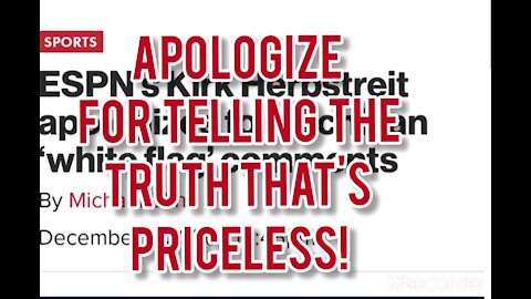 APOLOGIZE FOR TELLING THE TRUTH! THAT'S PRICELESS!