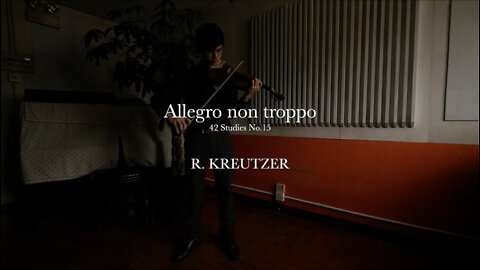 Kreutzer #15 Allegro non troppo