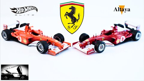 Ferrari F2002 - Hot Wheels Elite VERSUS Altaya