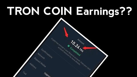 How to earn Tron coin live withdraw proof||New Tron cloud mining website!!